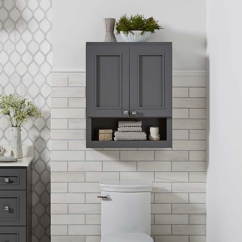 Bathroom Storage - Above Toilet Wall Cabinet