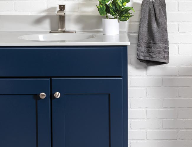 Go Bold with a Blue Bathroom Color Scheme