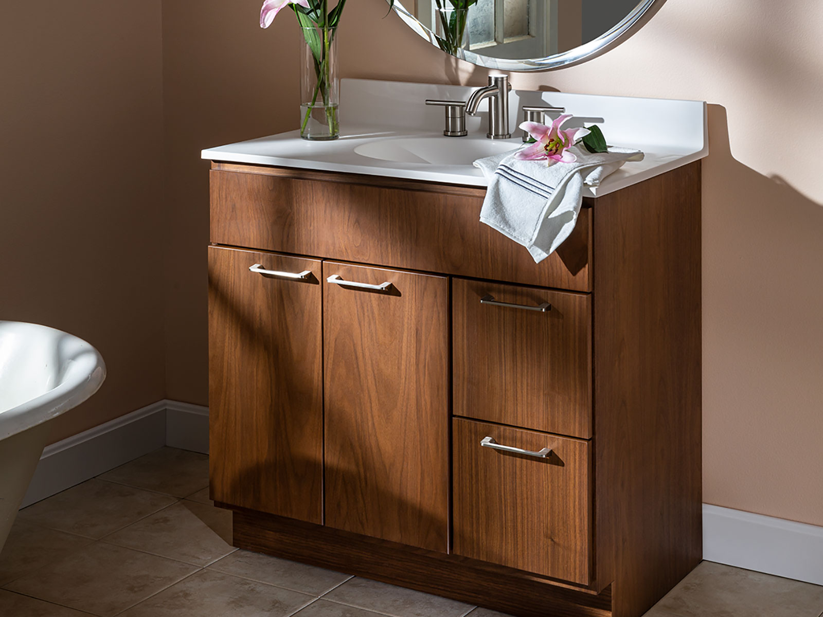 Bath Vanities And Cabinetry, Small Bath Vanity With Sink