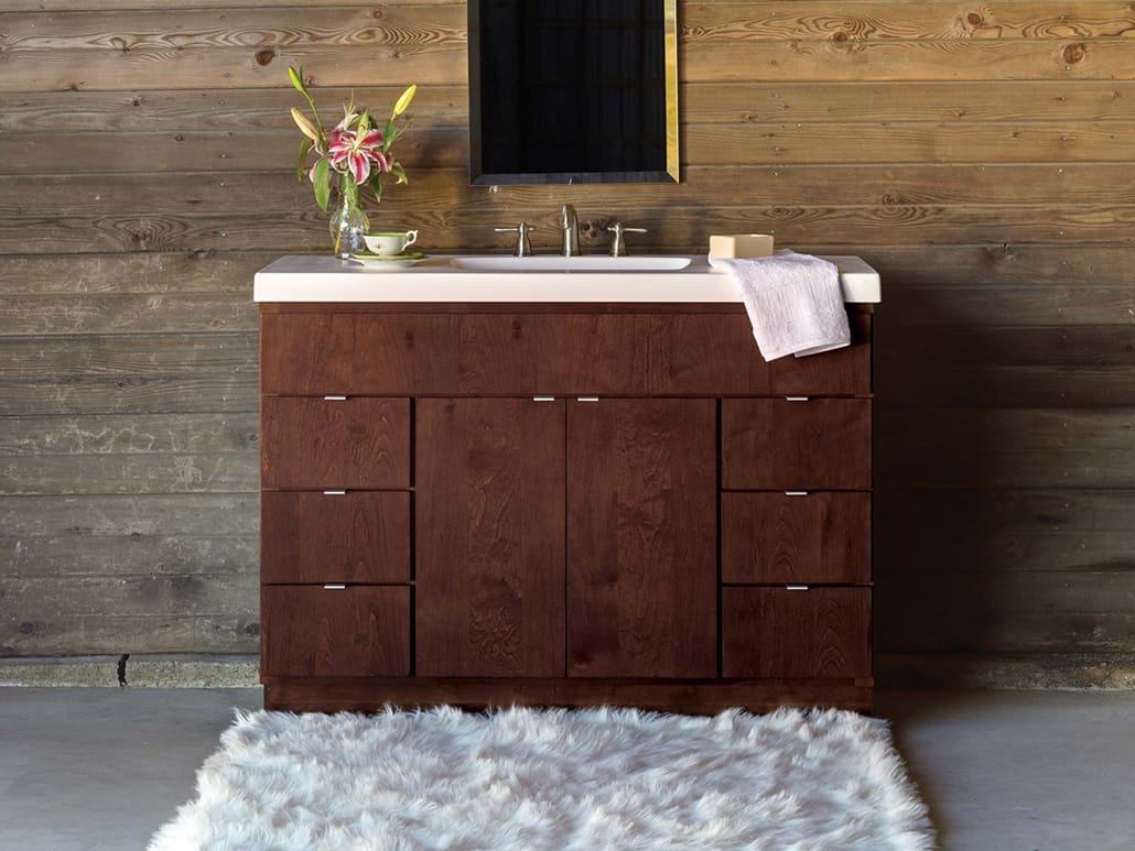 Designing A Modern Rustic Bathroom, Rustic Contemporary Bathroom Vanity
