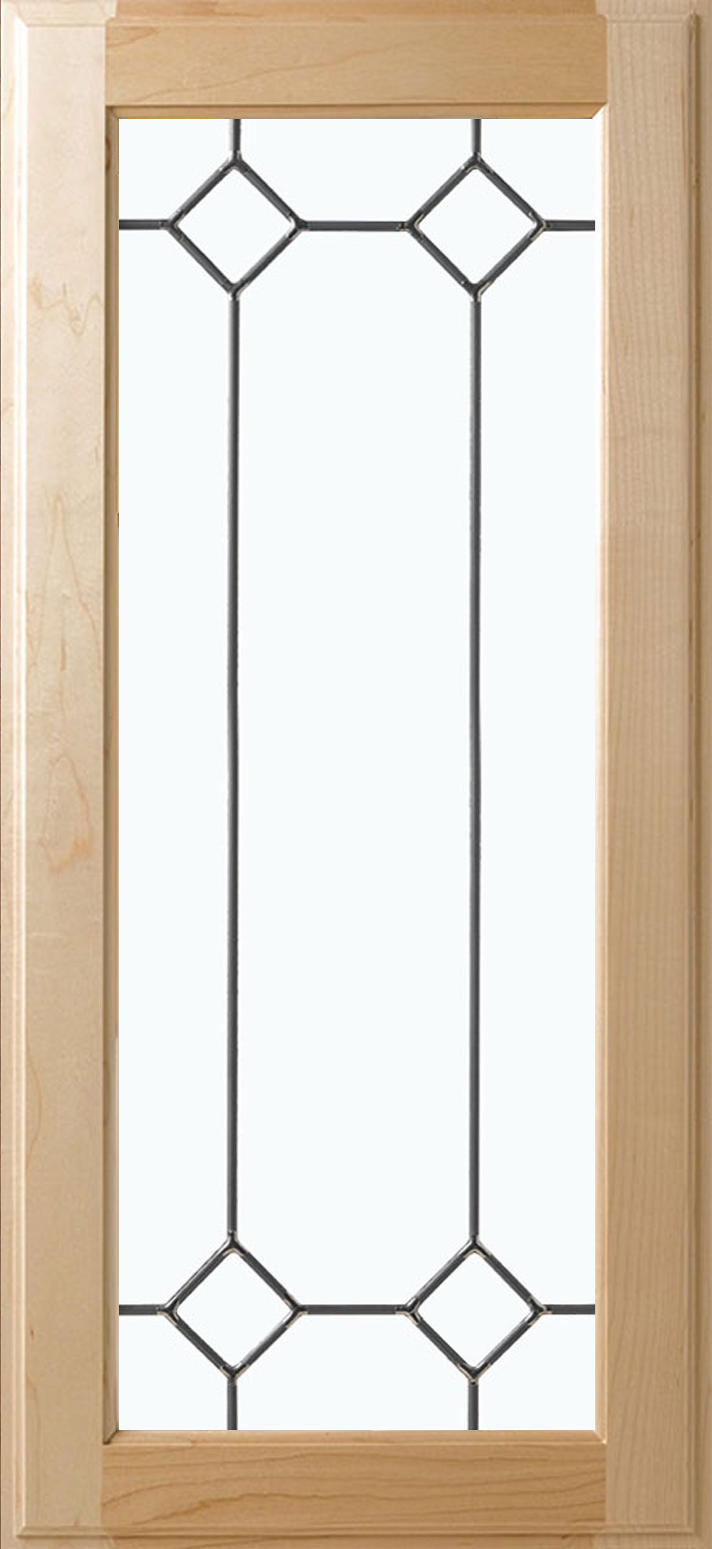 Quadrant Clear Bevel Leaded Glass