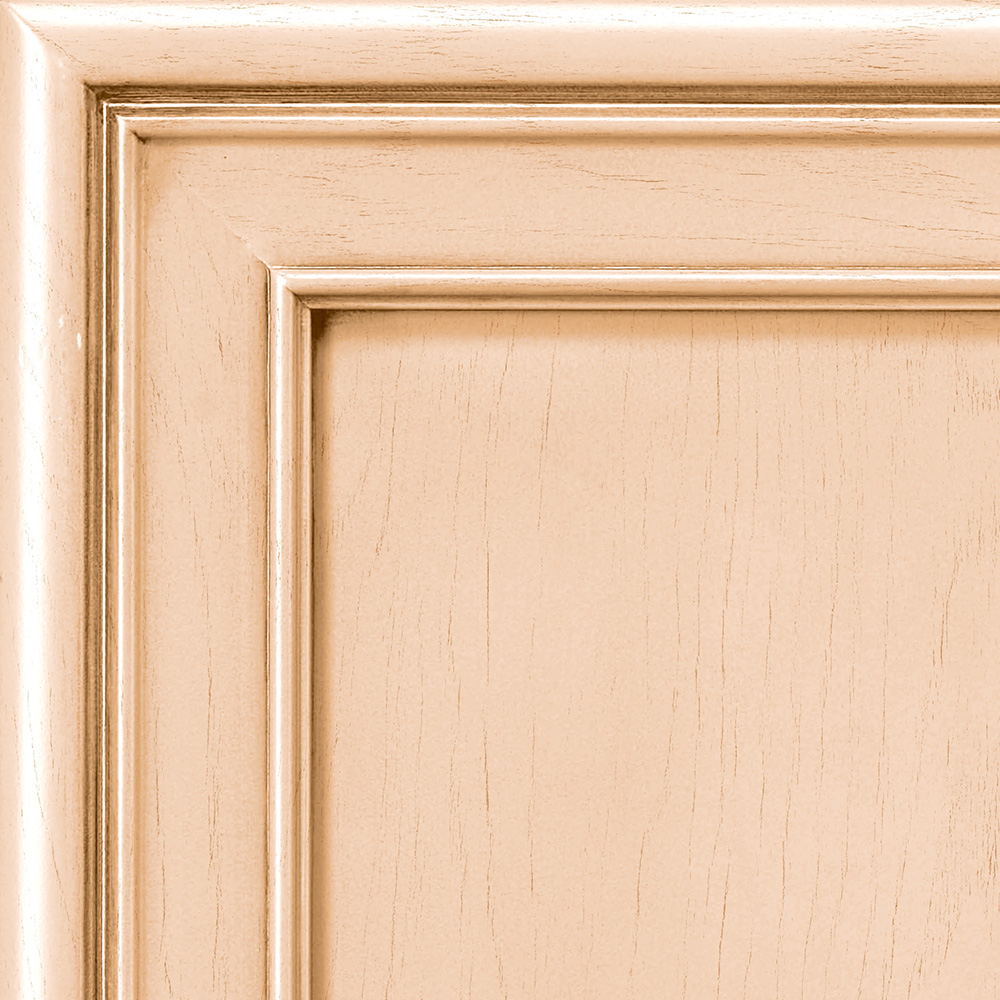 Ivory Finish/Glaze on Red Oak