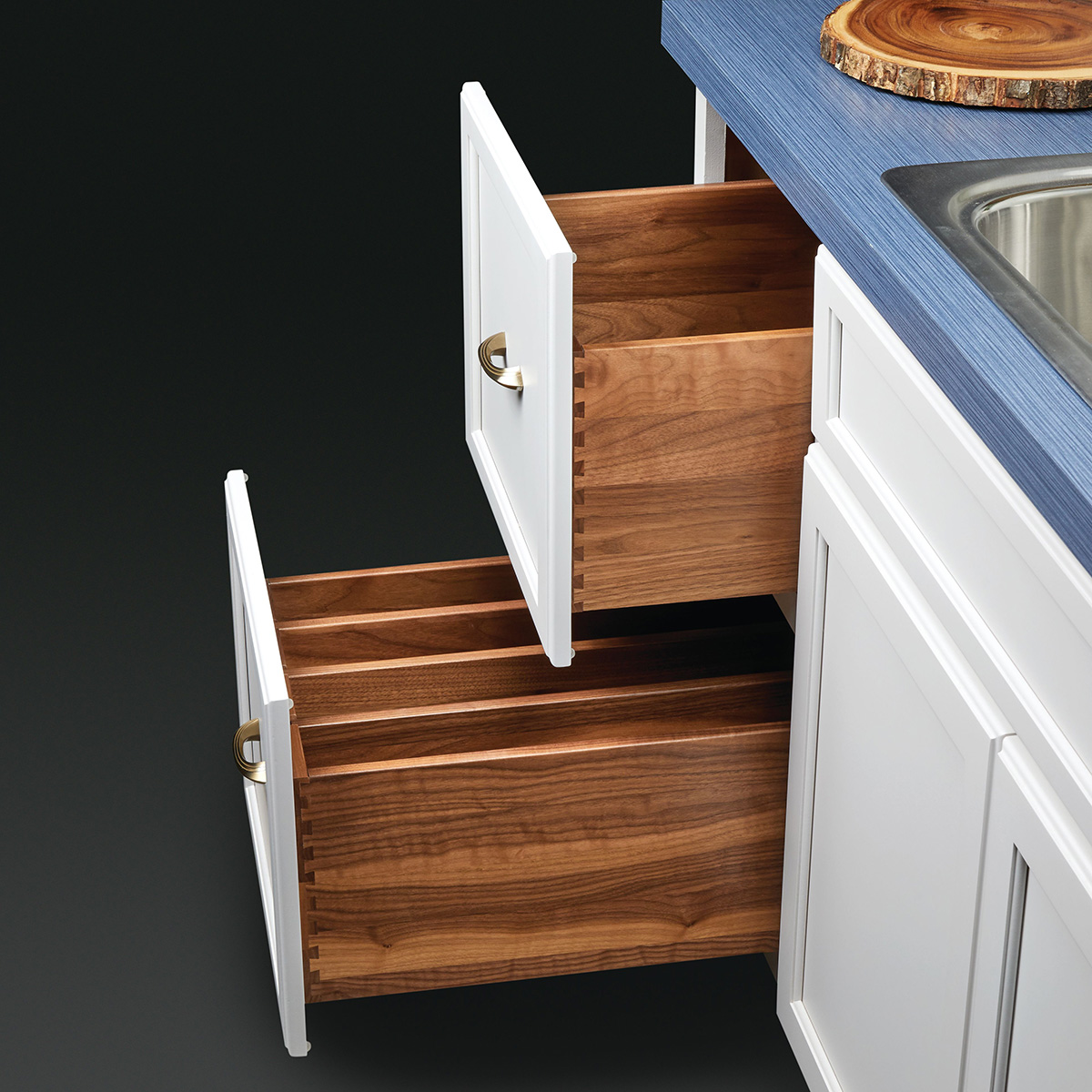 Walnut Drawer Boxes
