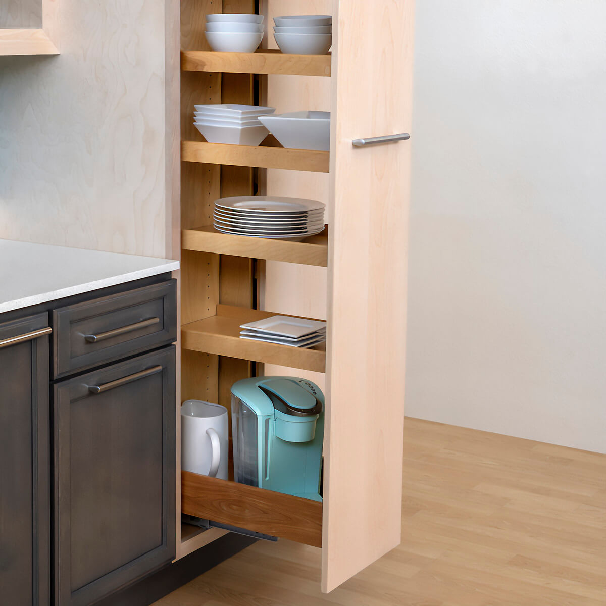 Tall Pull-Out Storage (Dishware & Small Appliances)