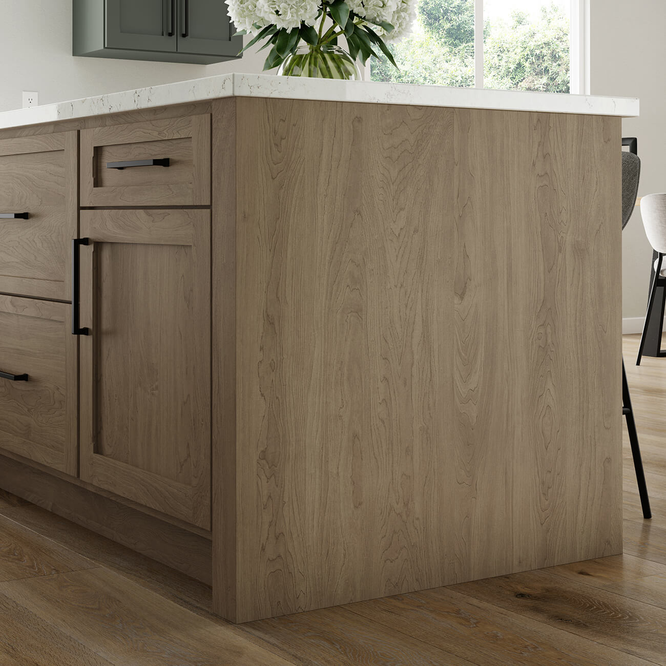 Plain Kitchen Island Box End