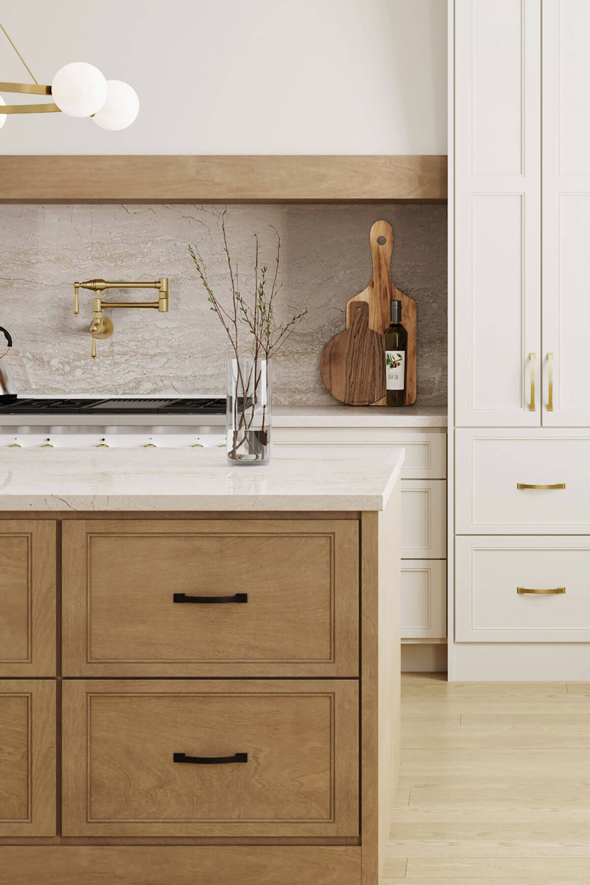 Bertch's Monterey door style in Birch Driftwood and Sailcloth