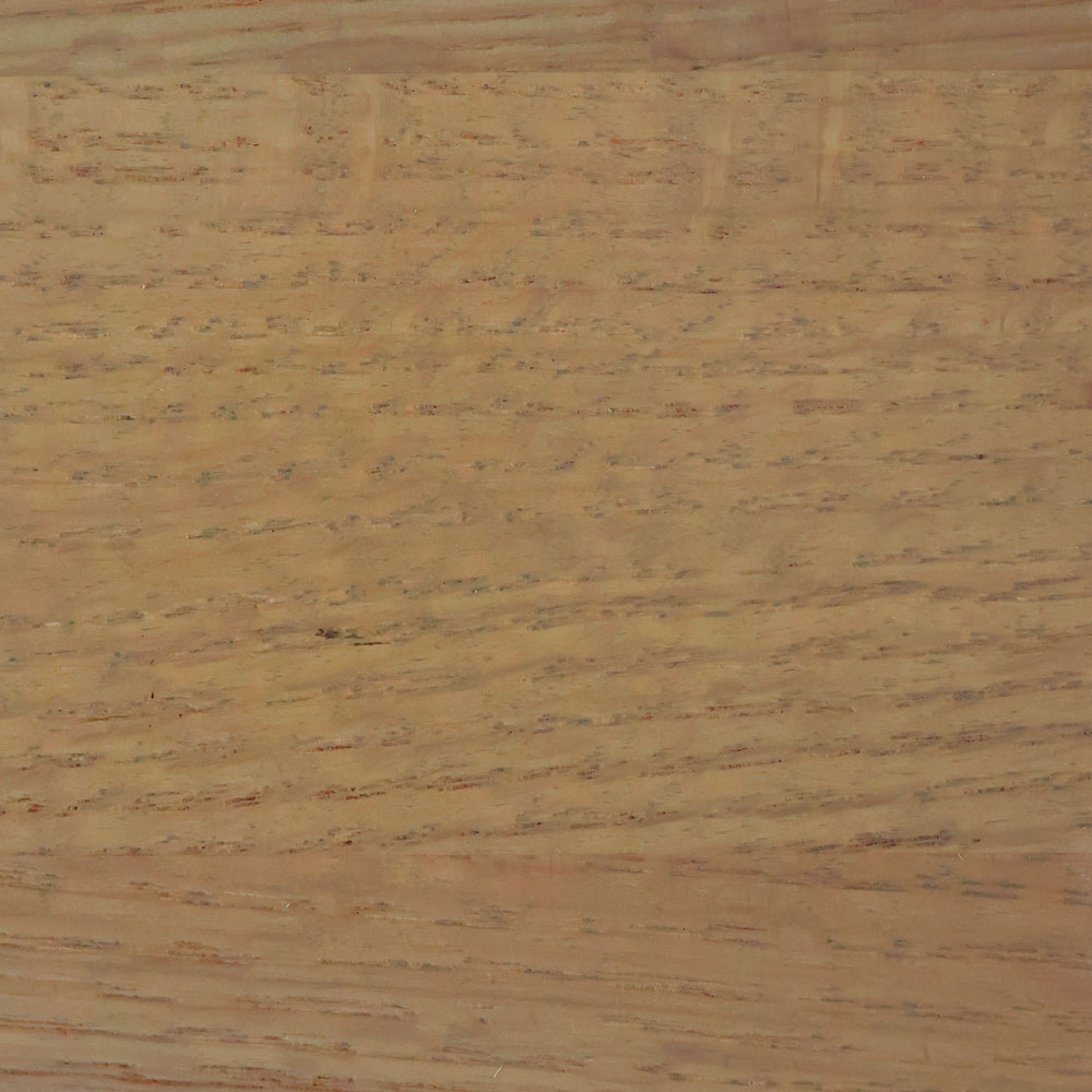 Cashew Stain on Quarter-Sawn Red Oak