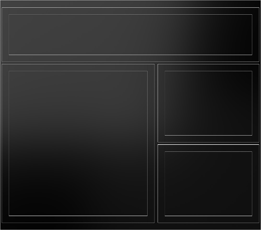 Walker Paintable Black