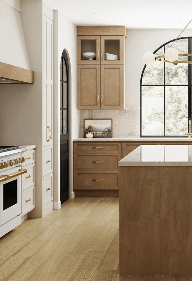 light and airy kitchen